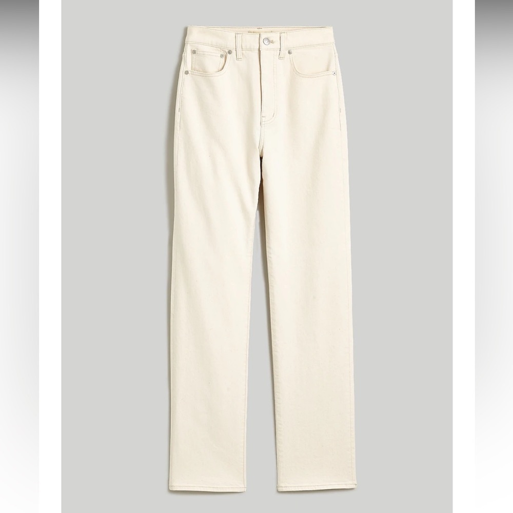 Madewell The Plus Curvy '90s Straight Jean vintage canvas